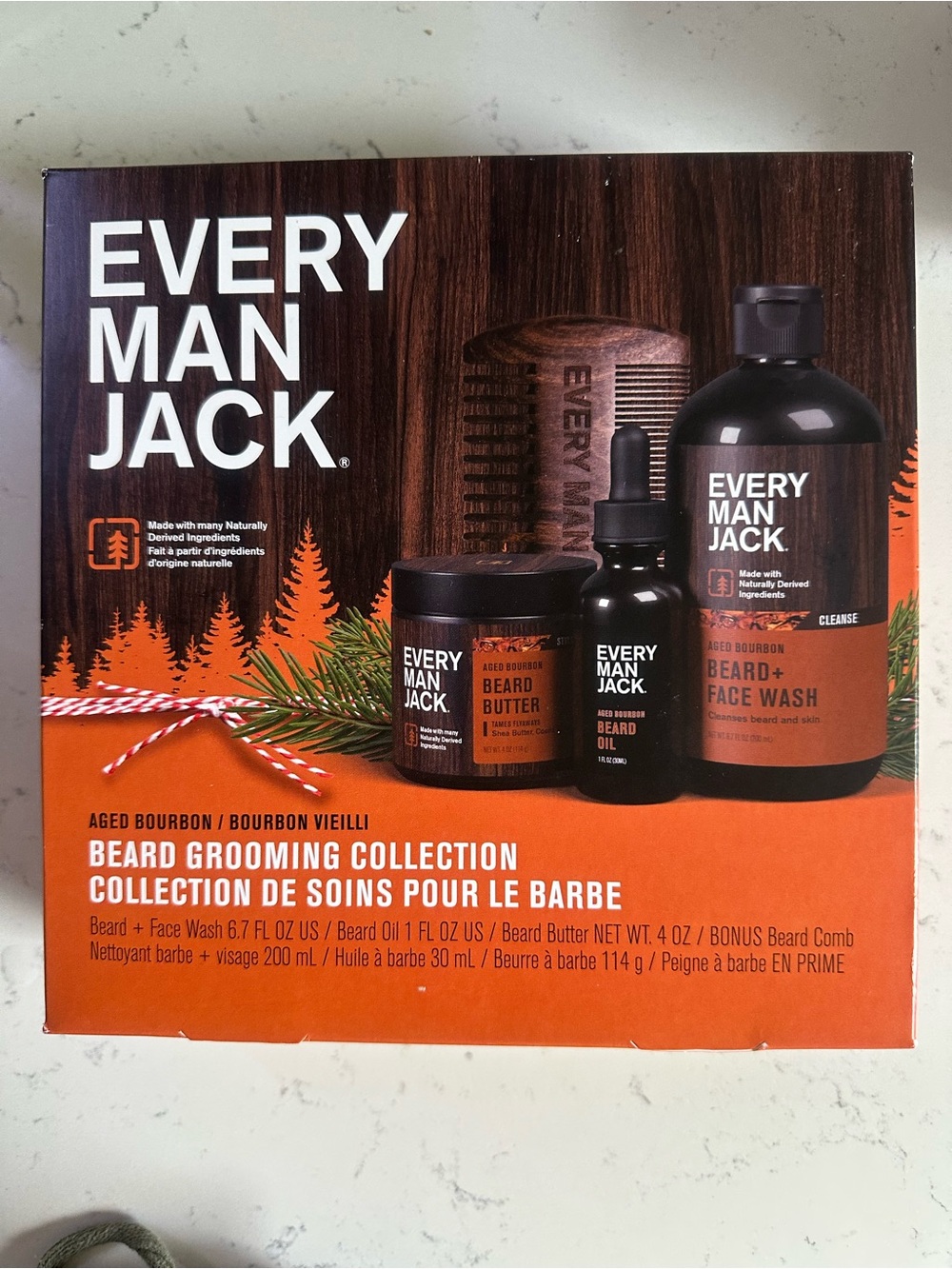 Every Man Jack Aged Bourbon Beard Grooming Collection - Orange